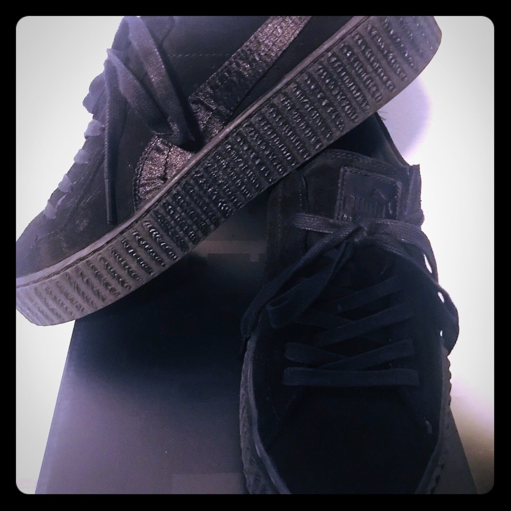 Suede Rihana Satin Creepers